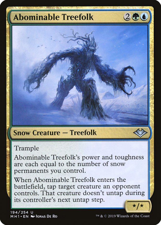 Abominable Treefolk (Modern Horizons #194)