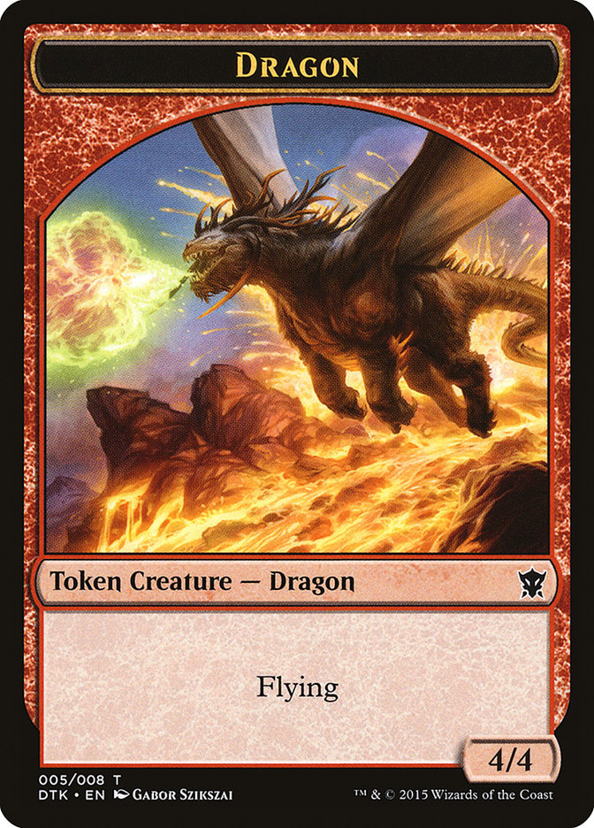 Dragon (Dragons of Tarkir Tokens #5)