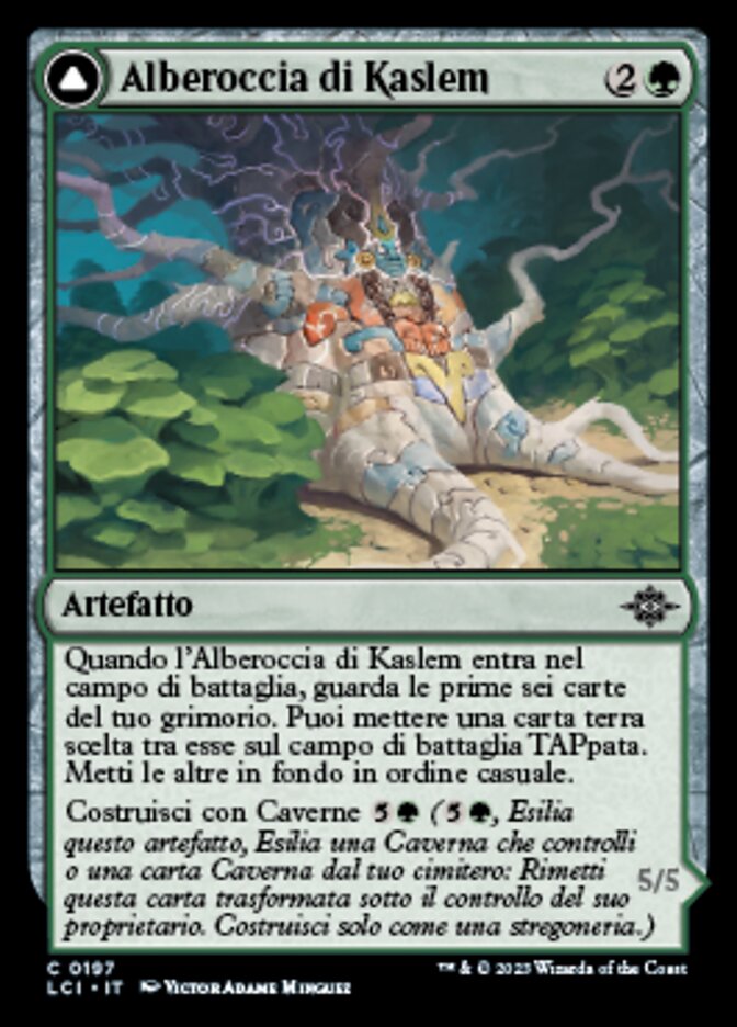 Kaslem's Stonetree // Kaslem's Strider (The Lost Caverns of Ixalan #197)