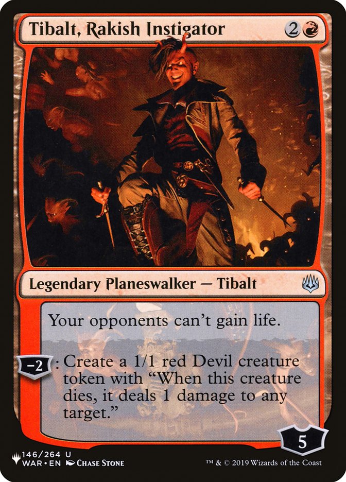 Tibalt, Rakish Instigator (The List #WAR-146)