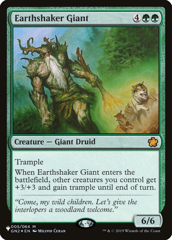 Earthshaker Giant (The List #GN2-5)