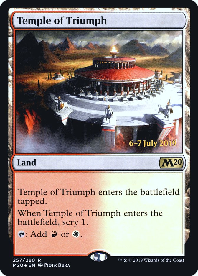 Temple of Triumph (Core Set 2020 Promos #257s)
