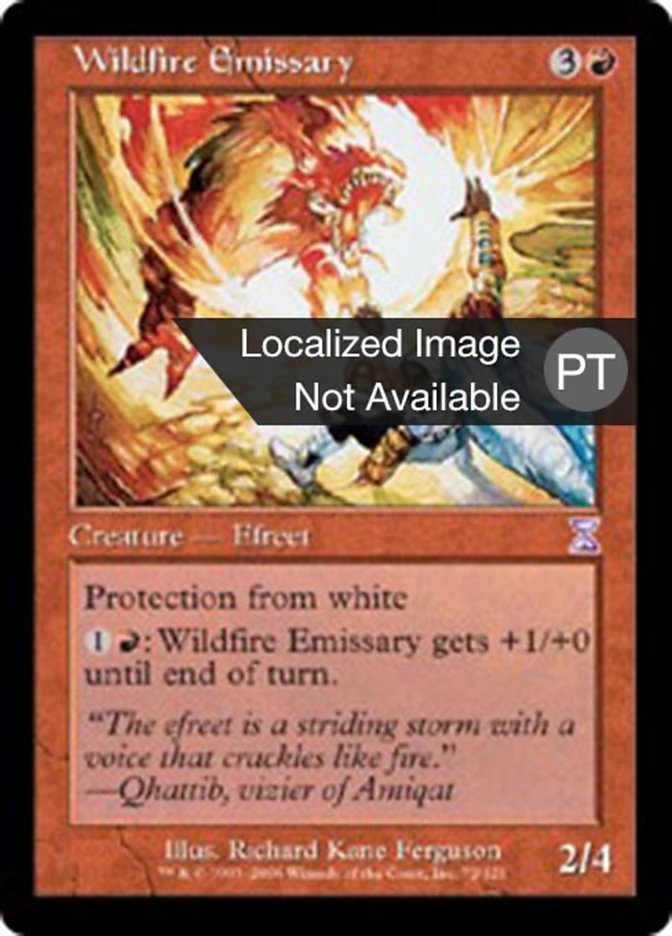 Wildfire Emissary (Time Spiral Timeshifted #72)