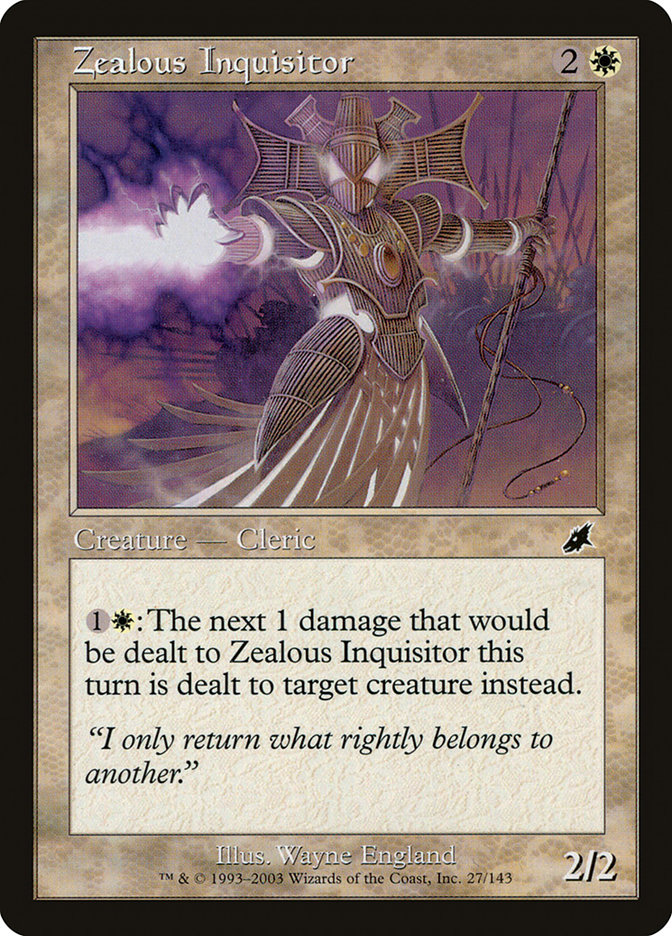 Zealous Inquisitor (Scourge #27)