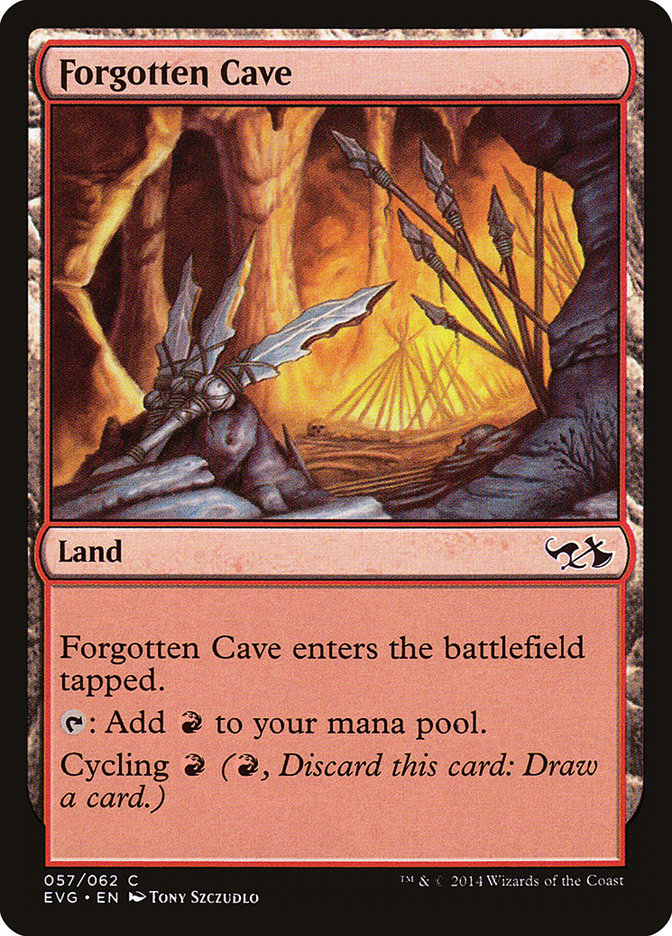 Forgotten Cave (Duel Decks Anthology: Elves vs. Goblins #57)