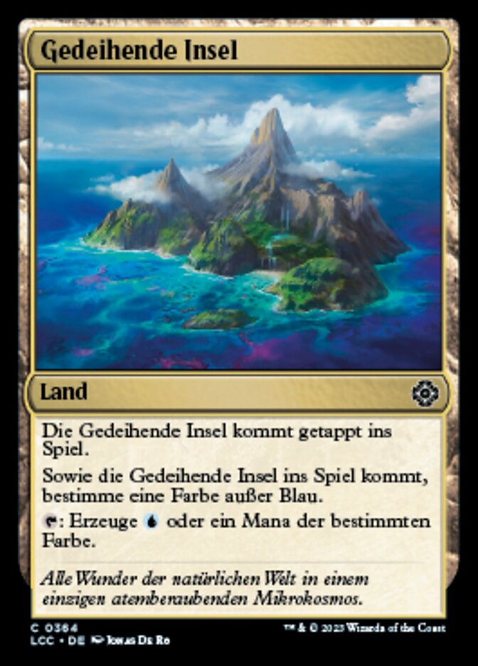 Thriving Isle (The Lost Caverns of Ixalan Commander #364)