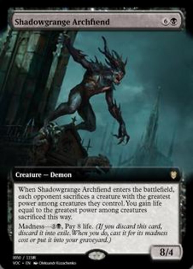 Shadowgrange Archfiend (Magic Online Promos #95339)