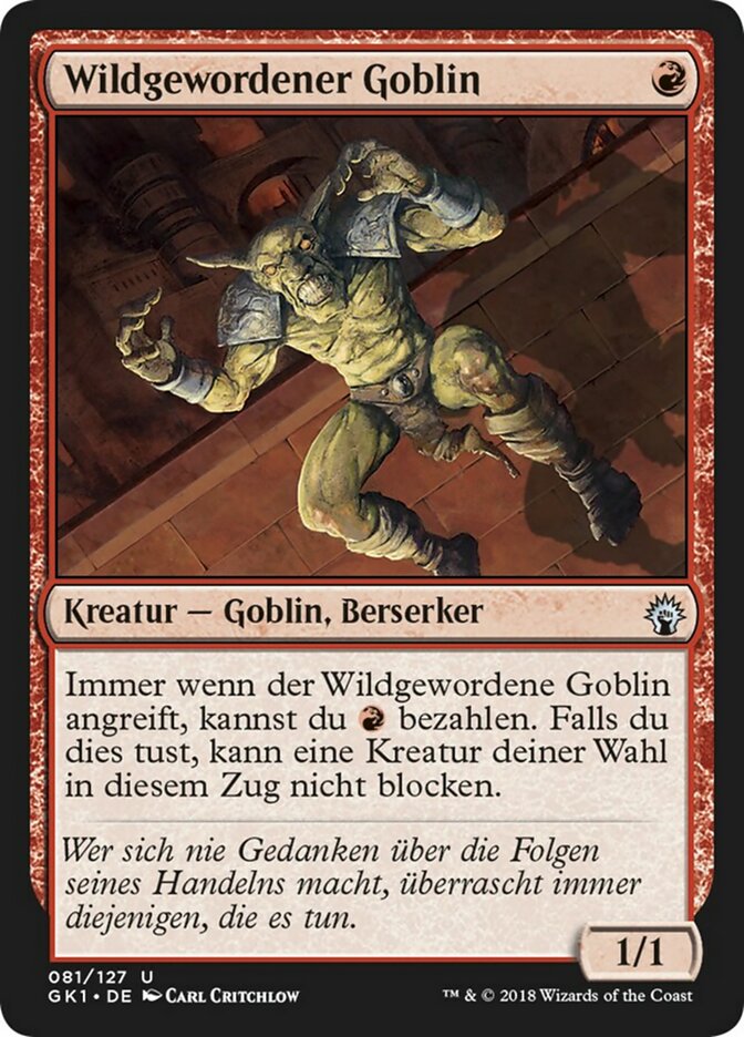 Frenzied Goblin (GRN Guild Kit #81)