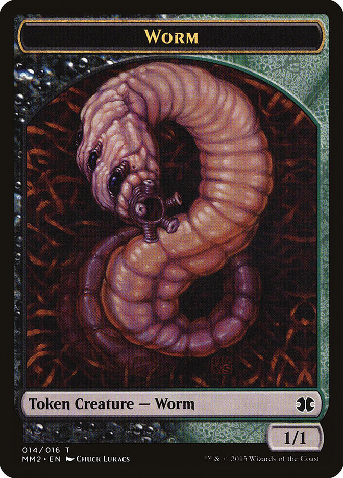 Worm (Modern Masters 2015 Tokens #14)