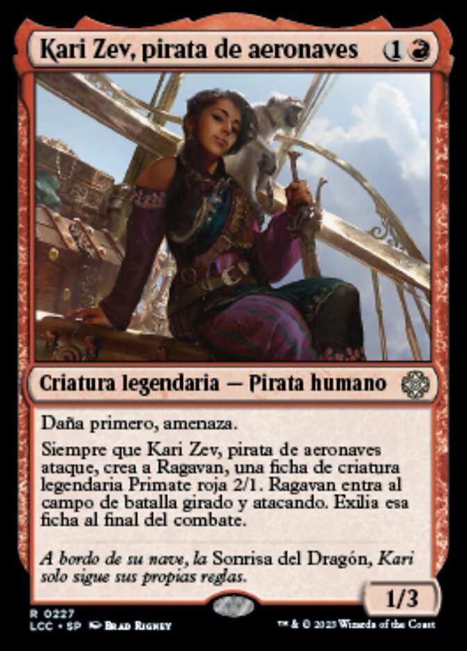 Kari Zev, Skyship Raider (The Lost Caverns of Ixalan Commander #227)