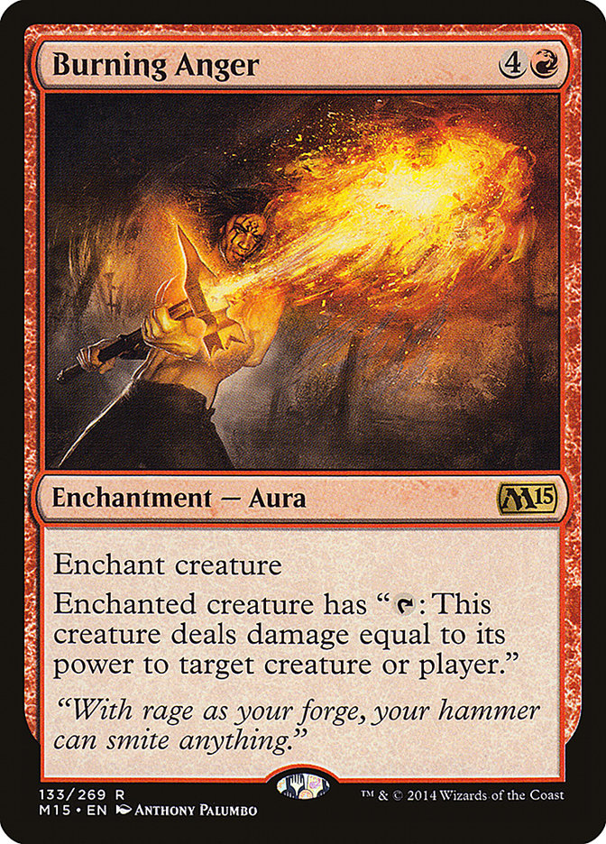 Burning Anger (Magic 2015 #133)