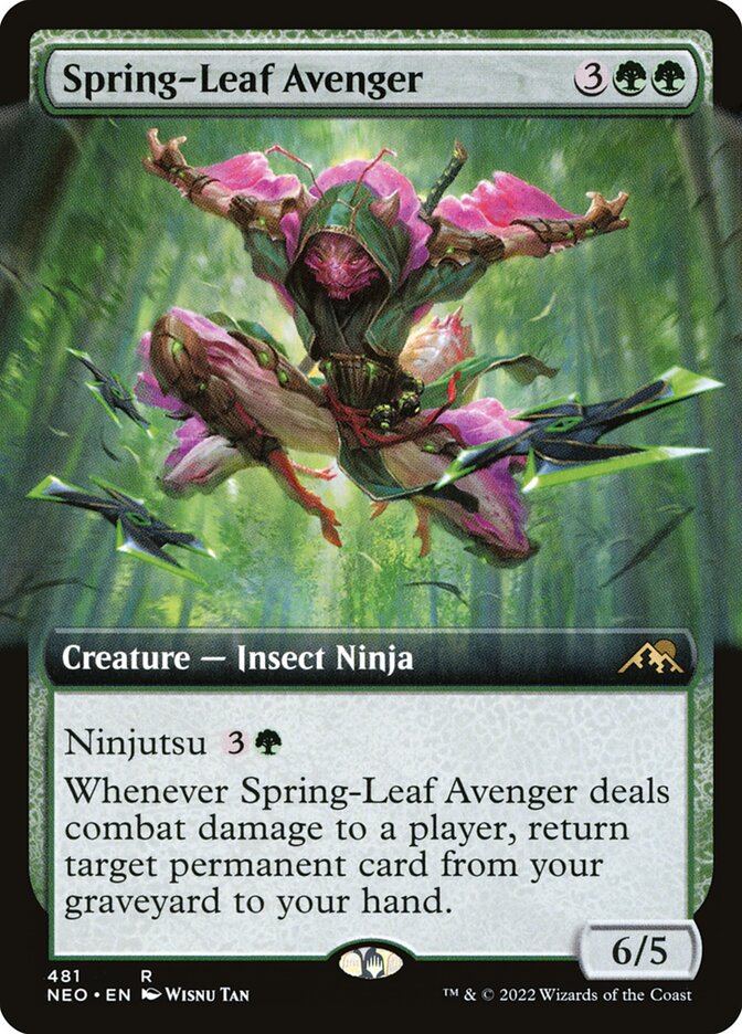 Spring-Leaf Avenger · Kamigawa: Neon Dynasty (NEO) #481 · Scryfall 