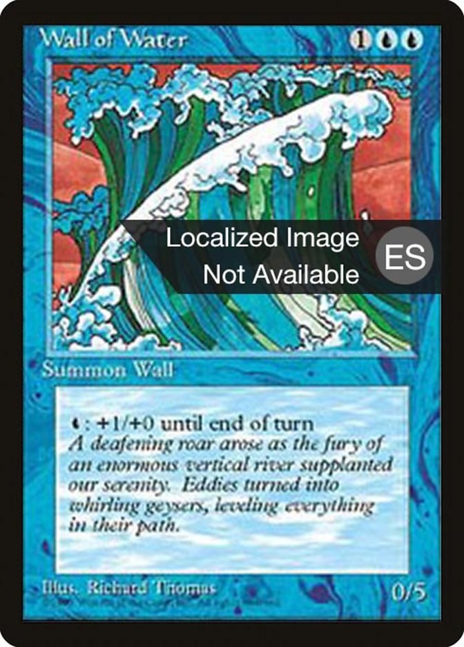 Wall of Water (Fourth Edition Foreign Black Border #114)