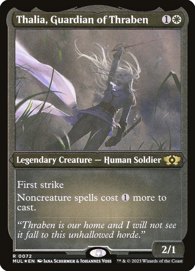 Thalia, Guardian of Thraben – Etched Foil