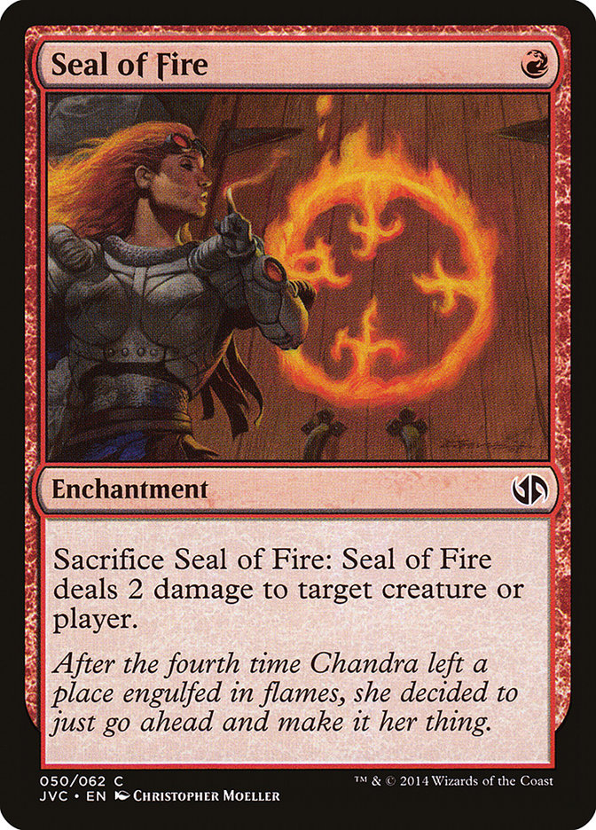 Seal of Fire (Duel Decks Anthology: Jace vs. Chandra #50)