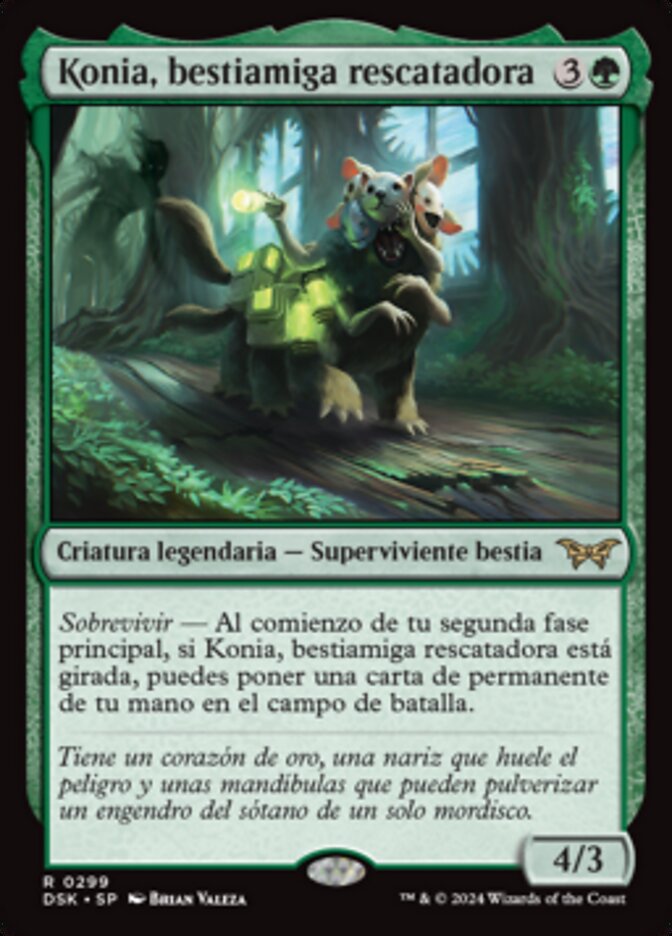 Konia, bestiamiga rescatadora