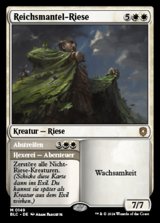 Realm-Cloaked Giant // Cast Off (Bloomburrow Commander #149)