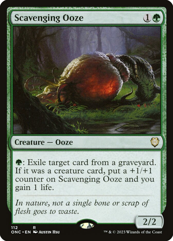 Scavenging Ooze (Phyrexia: All Will Be One Commander #112)