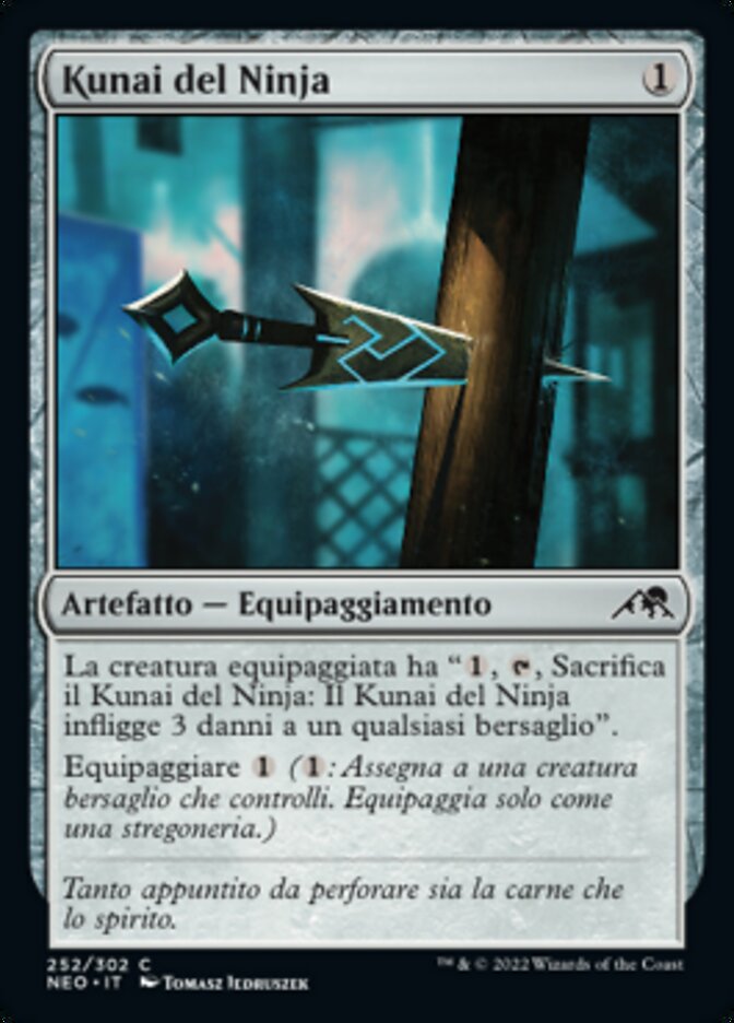 Ninja's Kunai (Kamigawa: Neon Dynasty #252)