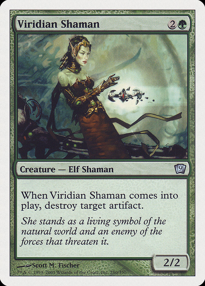 Viridian Shaman (Ninth Edition #280)