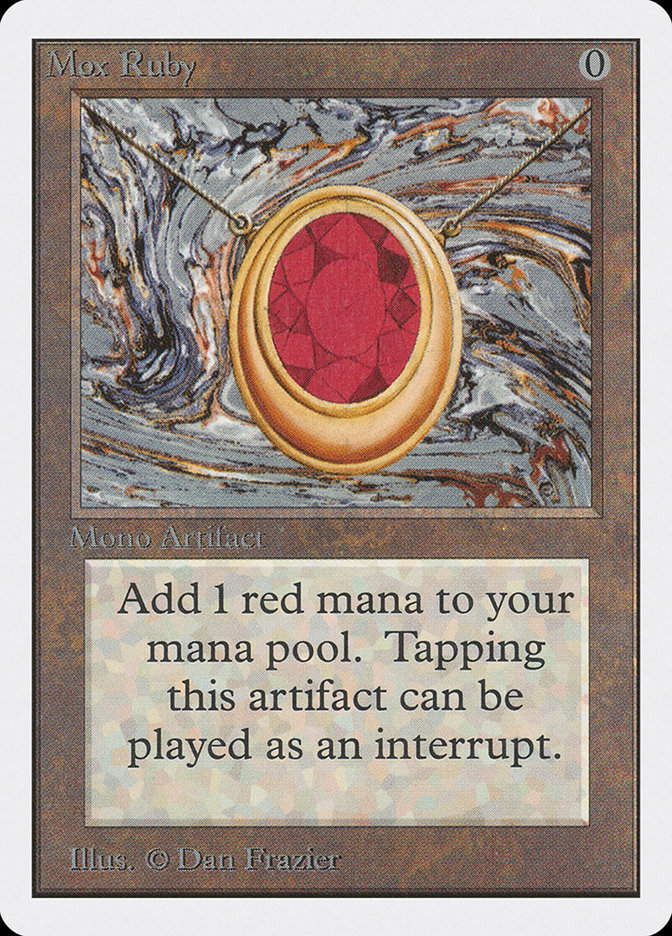 Mox Ruby - Unlimited Edition - Magic: The Gathering