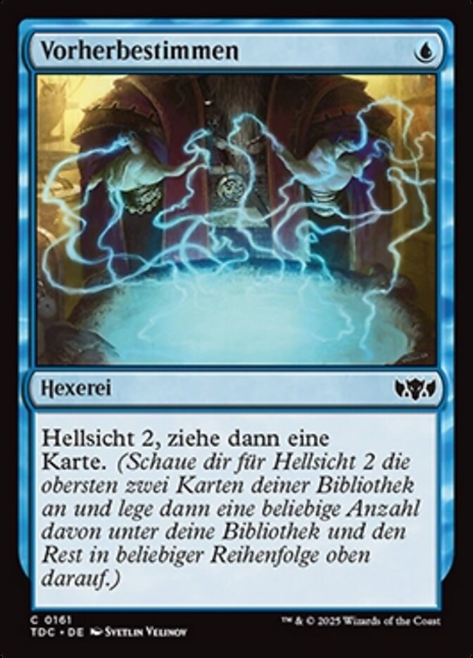 Vorherbestimmen