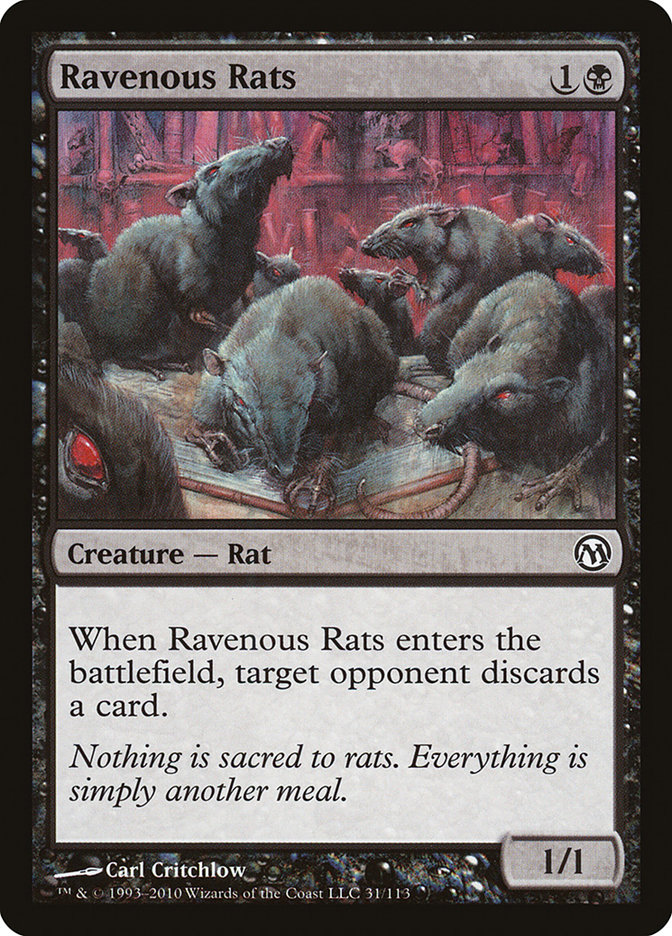 Ravenous Rats (Duels of the Planeswalkers #31)
