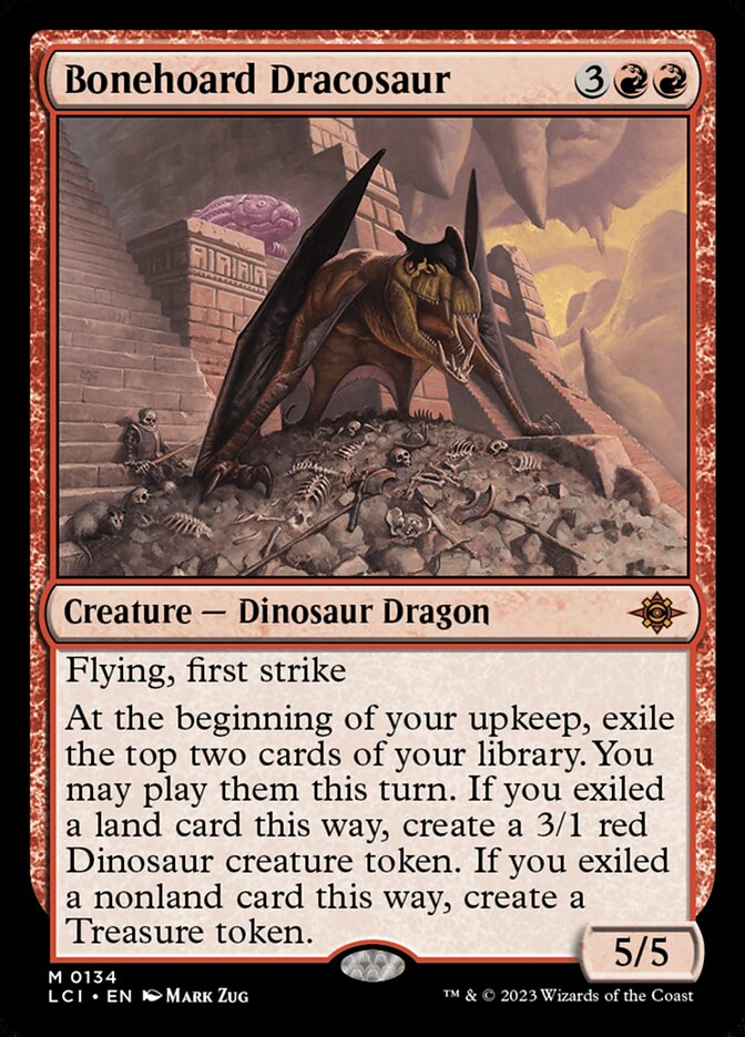 Top 10 Most Expensive Cards of Lost Caverns of Ixalan Bonehoard Dracosaur 
