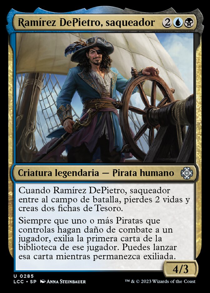 Ramírez DePietro, saqueador