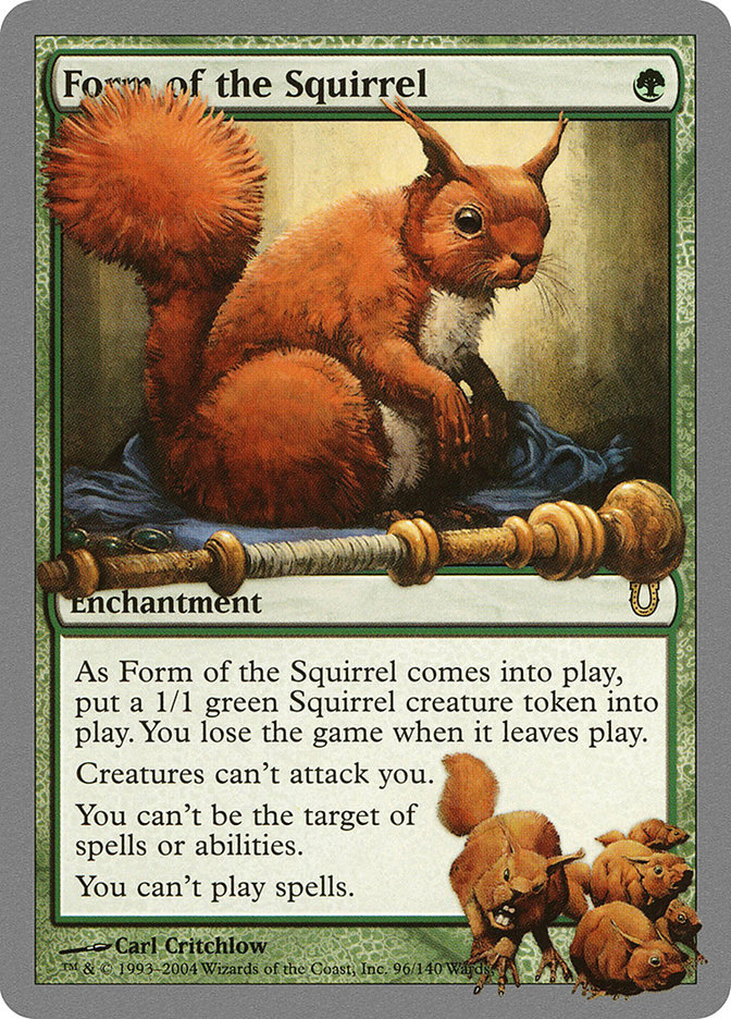 Form of the Squirrel (Unhinged #96)