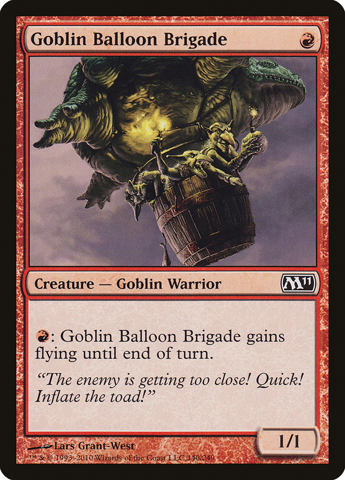 Goblin Balloon Brigade (Magic 2011 #140)