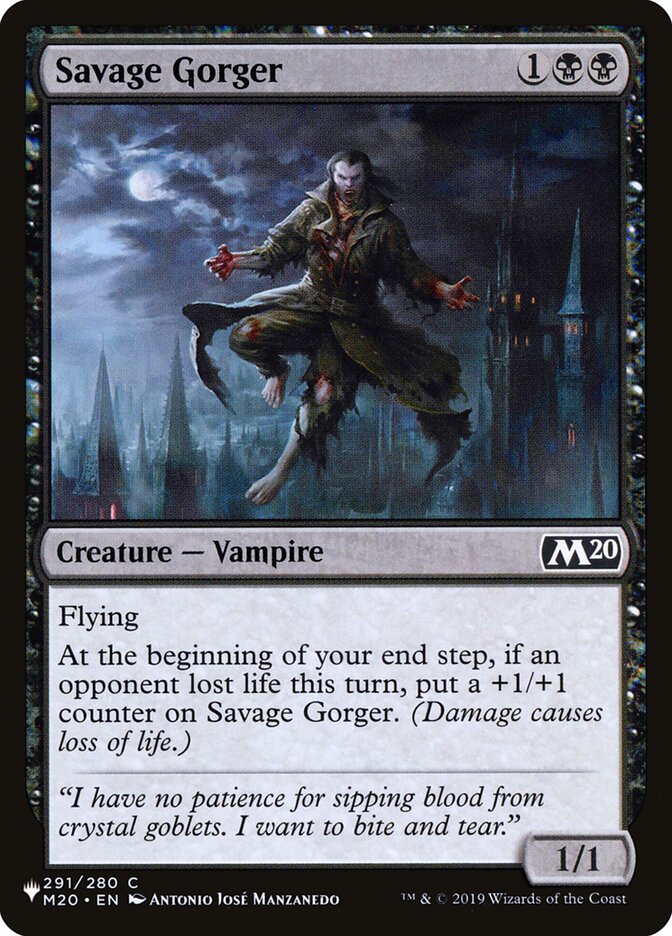 Savage Gorger (The List #M20-291)