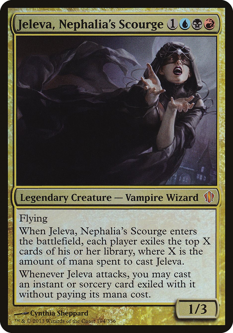 Jeleva, Nephalia's Scourge (Commander 2013 Oversized #194)