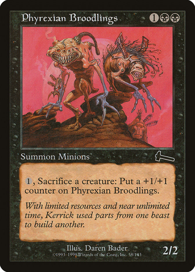 Phyrexian Broodlings (Urza's Legacy #58)