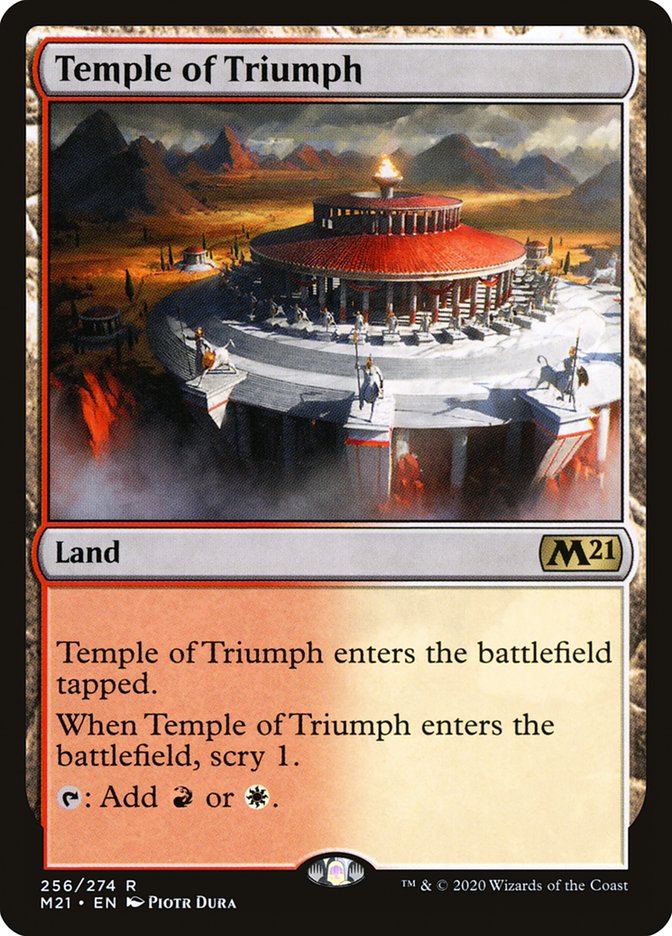 Temple of Triumph (Core Set 2021 #256)