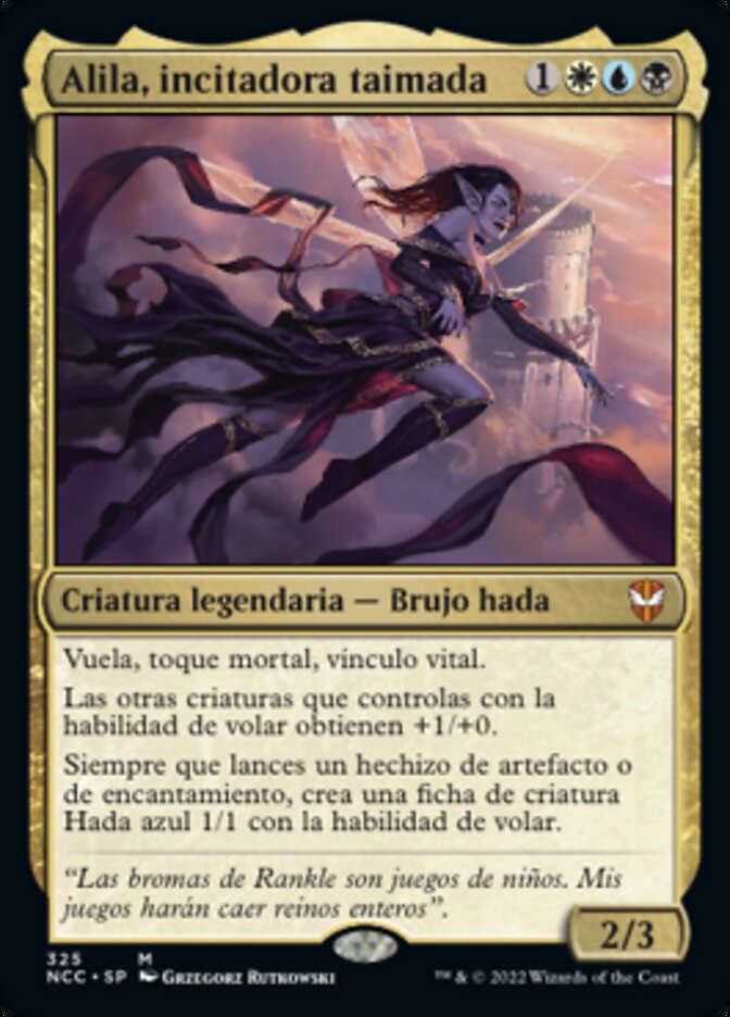 Alela, Artful Provocateur (New Capenna Commander #325)