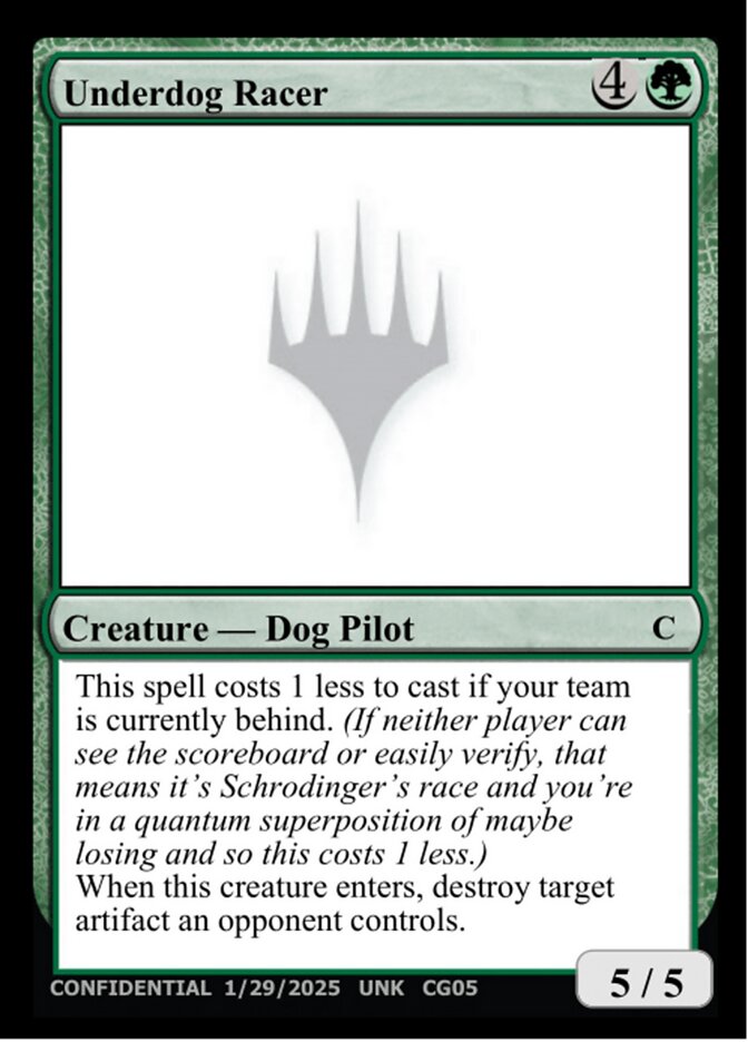 Underdog Racer - (2025)