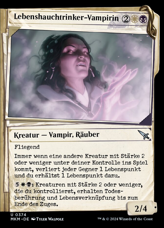 Lebenshauchtrinker-Vampirin