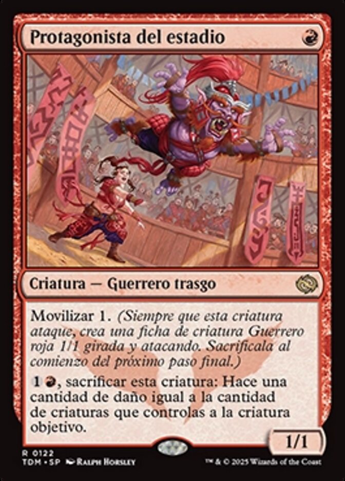Protagonista del estadio
