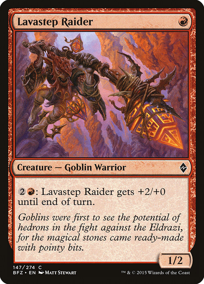 Lavastep Raider (Battle for Zendikar #147)