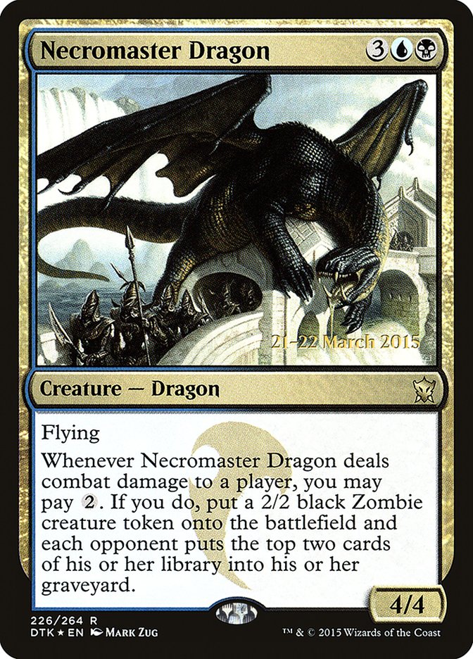 Necromaster Dragon (Dragons of Tarkir Promos #226s)