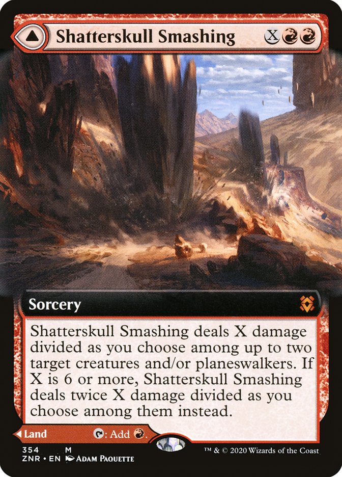 Shatterskull Smashing // Shatterskull, the Hammer Pass · Zendikar 