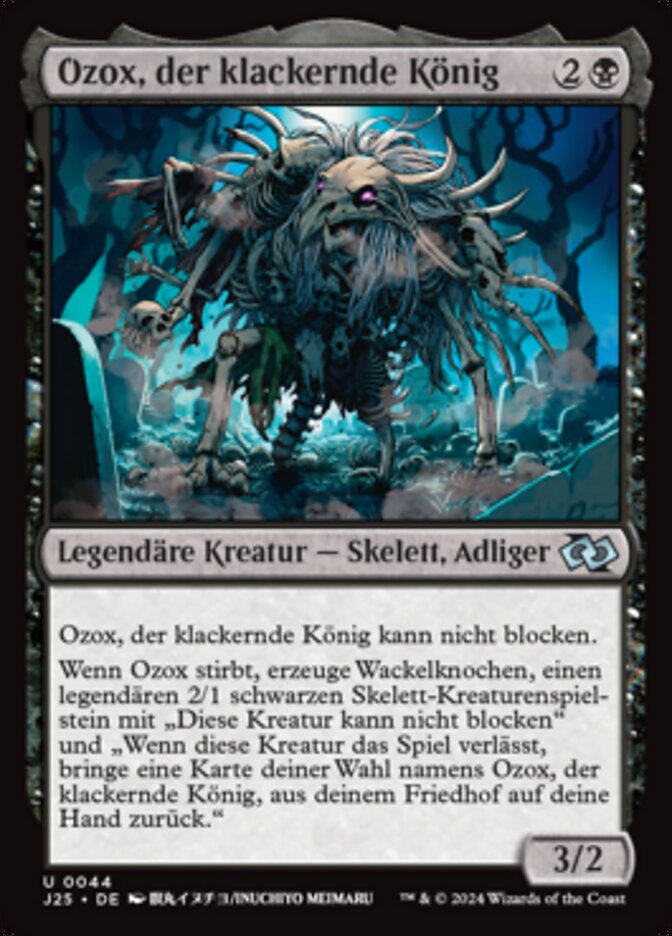 Ozox, der klackernde König