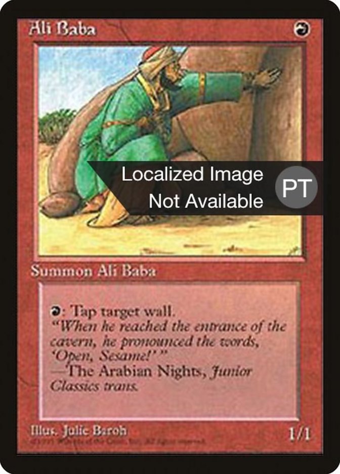 Ali Baba (Fourth Edition Foreign Black Border #175)