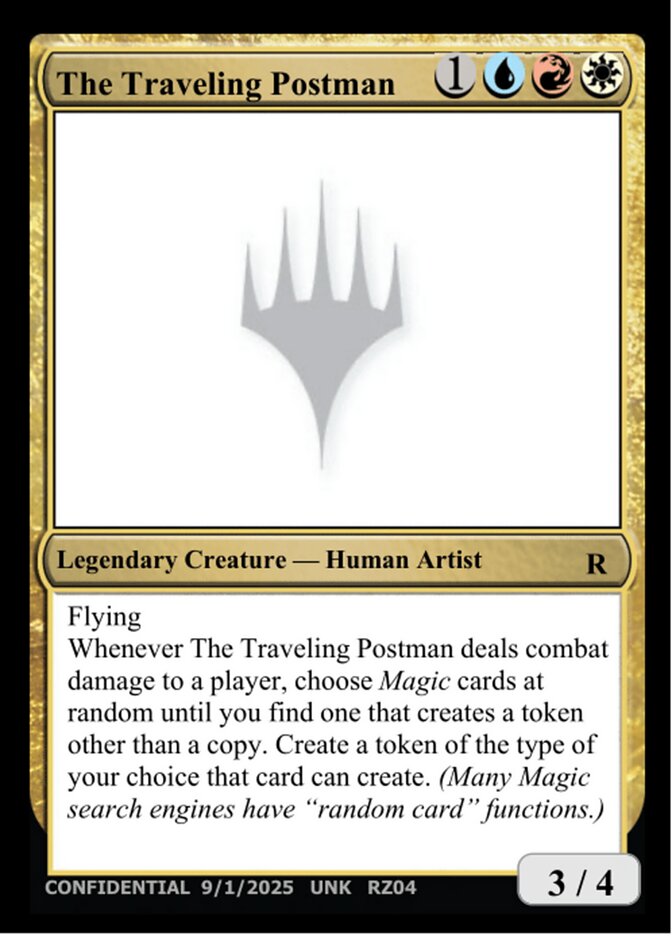 The Traveling Postman MTG card