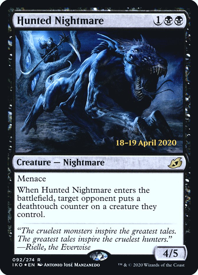 Hunted Nightmare (Ikoria: Lair of Behemoths Promos #92s)