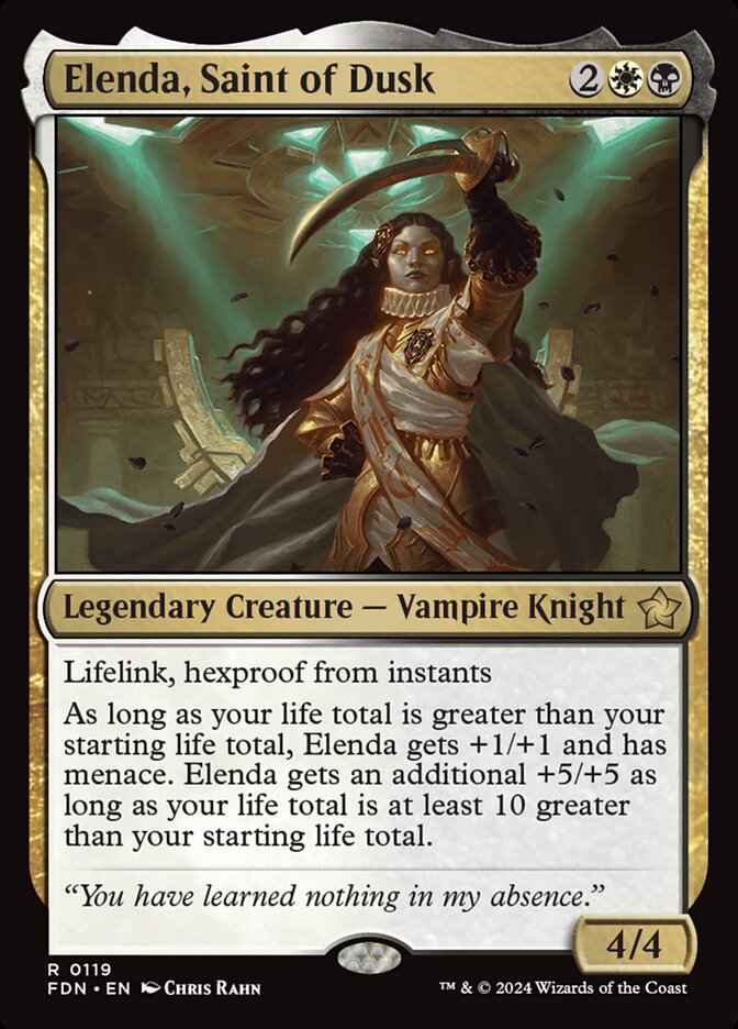 Elenda, Saint of Dusk (Foundations #119)