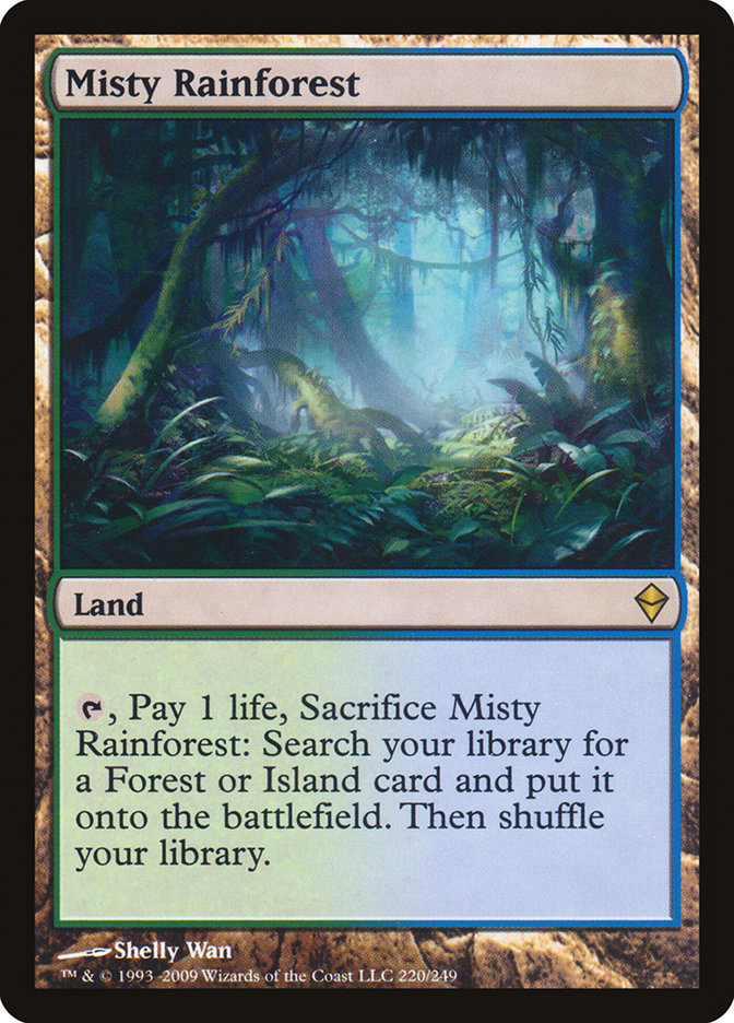 Misty Rainforest · Zendikar (ZEN) #220 · Scryfall Magic The