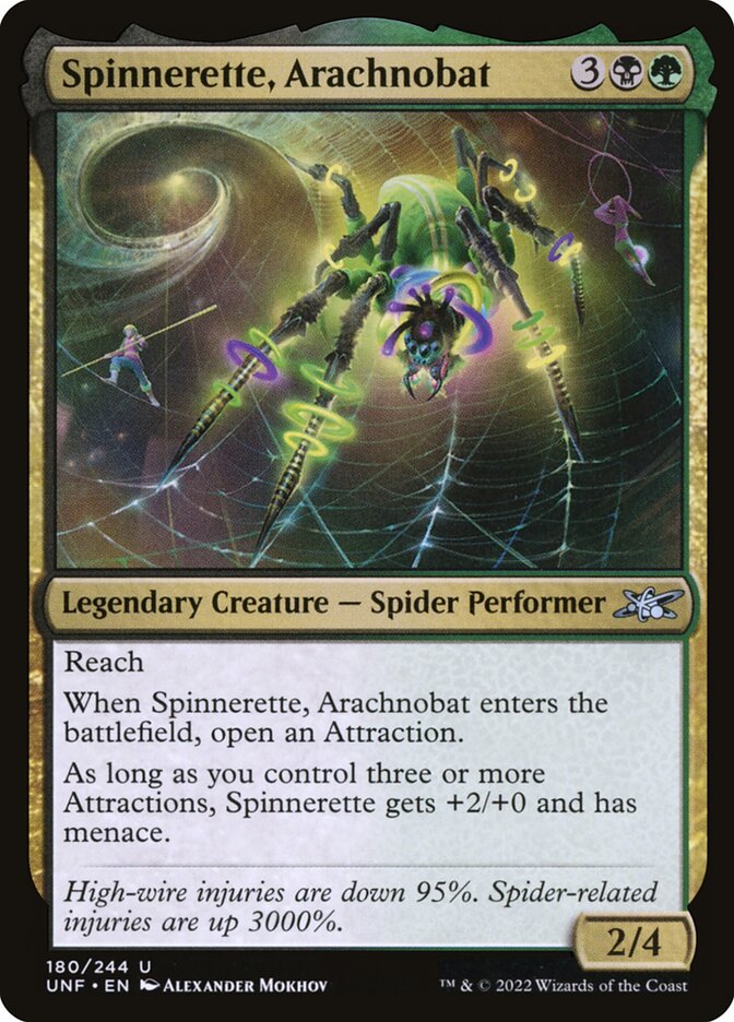 Spinnerette, Arachnobat (Unfinity #180)