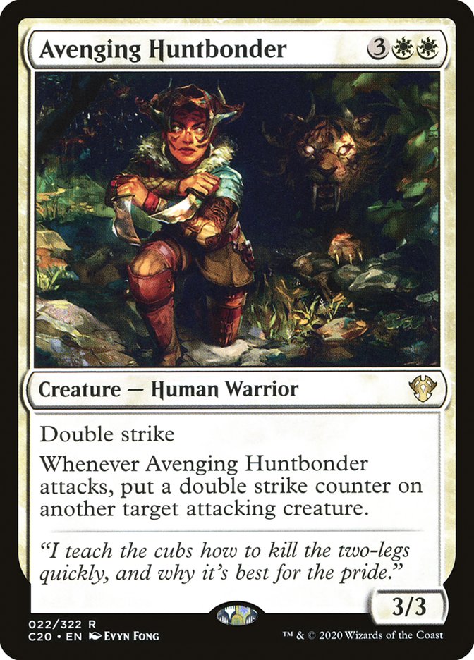Avenging Huntbonder (Commander 2020 #22)